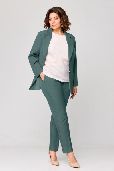 Брюки, жакет Мишель стиль 1208 полынь - фото 6