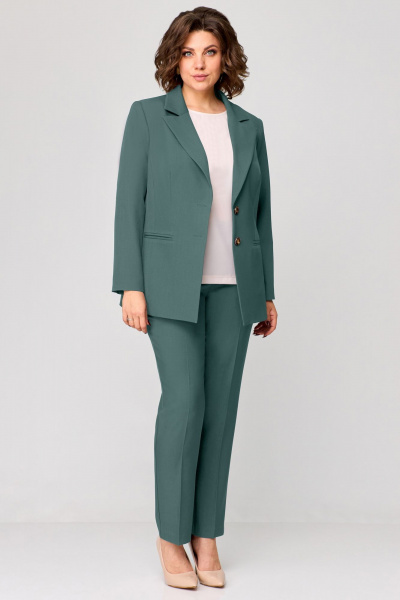 Брюки, жакет Мишель стиль 1208 полынь - фото 2