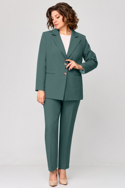 Брюки, жакет Мишель стиль 1208 полынь - фото 5