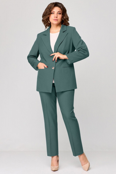 Брюки, жакет Мишель стиль 1208 полынь - фото 3