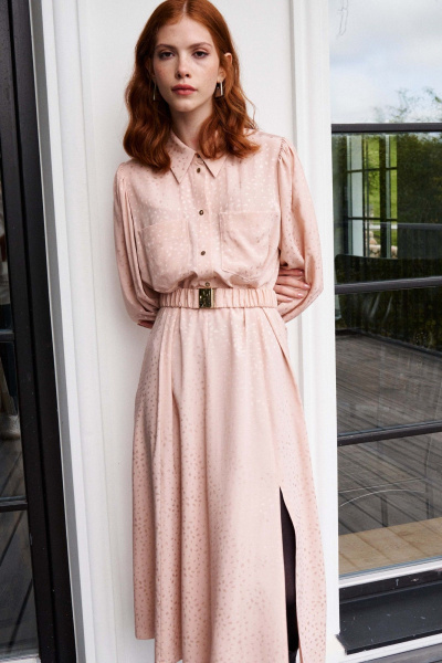 Миди-платье с запахом и регулируемой талией Lokka 1450 - фото 2