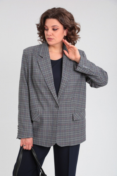 Деловой комплект жакет oversize и классические брюки Lady Secret 2962 - фото 6