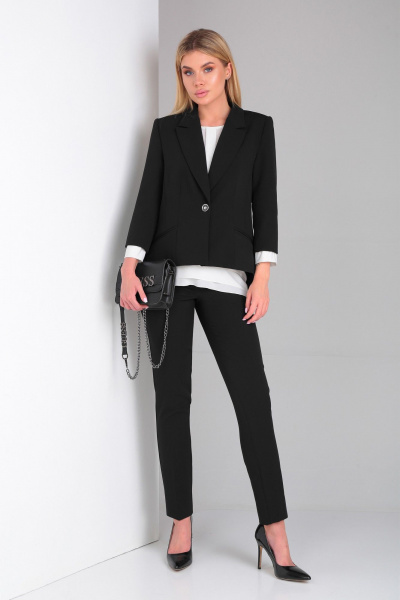 Элегантный брючный костюм с шифоновой блузкой DOGGI 2904/1 - фото 5