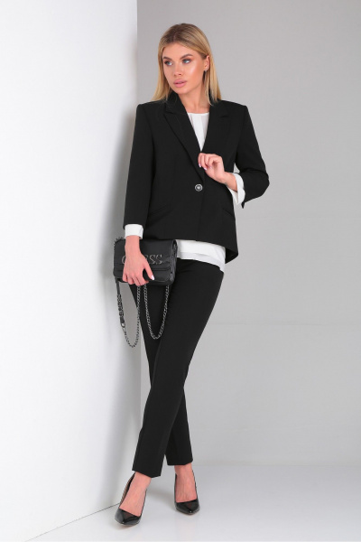 Элегантный брючный костюм с шифоновой блузкой DOGGI 2904/1 - фото 2