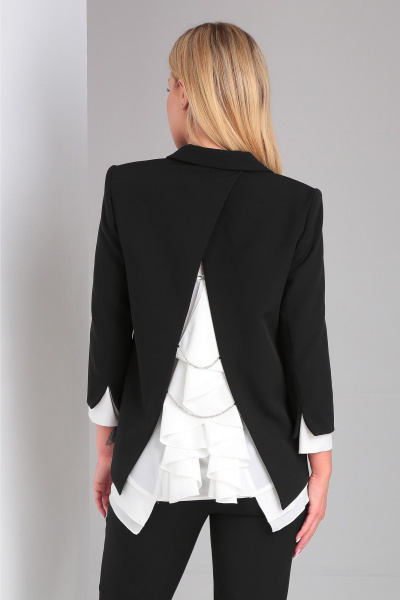 Элегантный брючный костюм с шифоновой блузкой DOGGI 2904/1 - фото 3