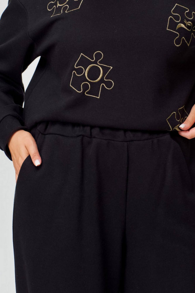 Повседневный спорт-костюм из трикотажа с высокой посадкой SOVA 11213 - фото 10