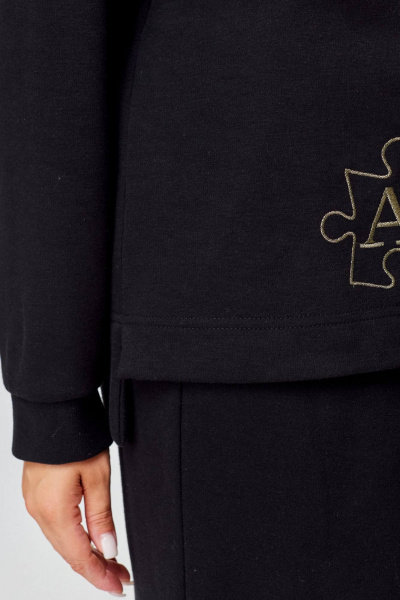 Повседневный спорт-костюм из трикотажа с высокой посадкой SOVA 11213 - фото 9