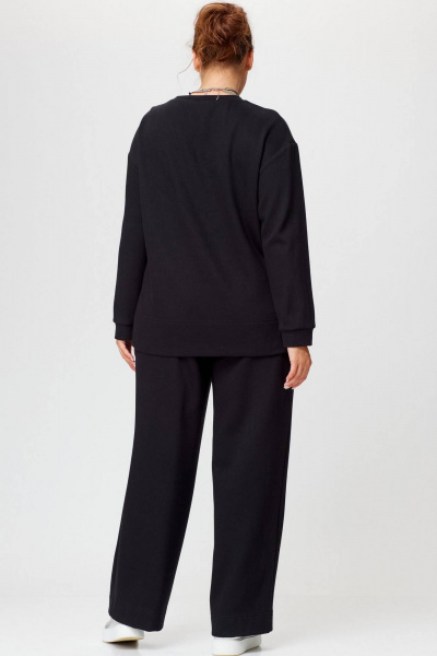 Повседневный спорт-костюм из трикотажа с высокой посадкой SOVA 11213 - фото 6