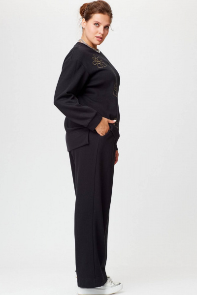 Повседневный спорт-костюм из трикотажа с высокой посадкой SOVA 11213 - фото 5