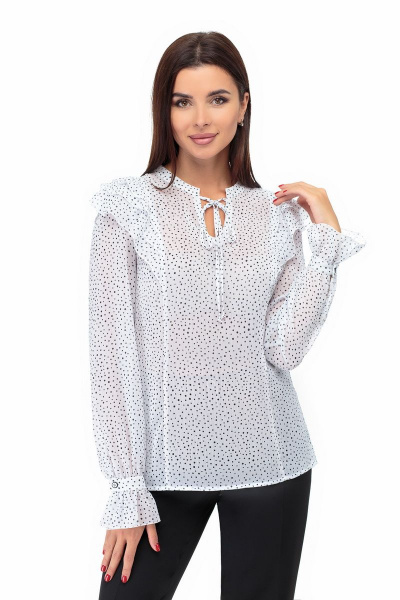 Блуза БелЭкспози 1370 белый - фото 1