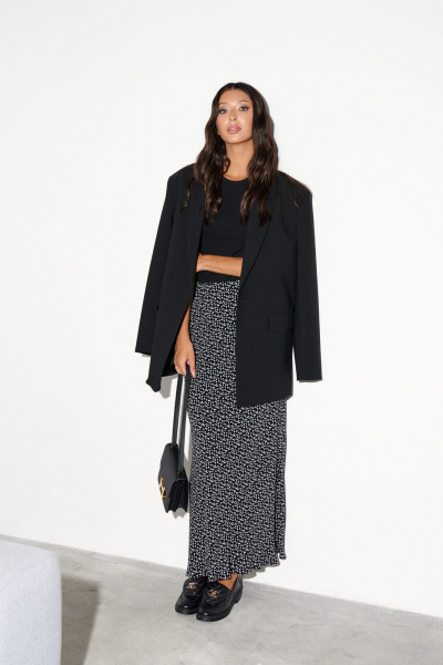 Юбка полуприлягающая из вискозы с принтом ANNETE A1278 - фото 2