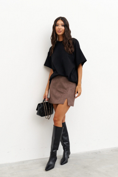 Юбка А-образная из неопреновой ткани ANNETE A1283/1 - фото 1