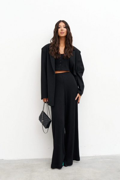 Юбка полуприлегающая в горошек из струящегося полотна ANNETE A1300 - фото 9