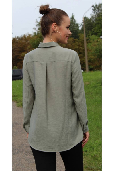 Блуза Arisha 2024 оливковый - фото 2