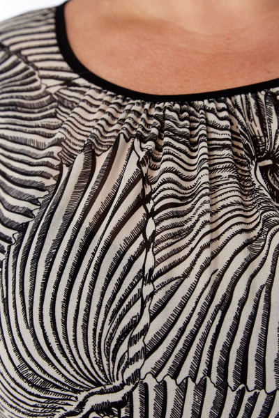 Нарядное демисезонное платье с драпировкой и съемным цветком Jurimex 3173 - фото 5