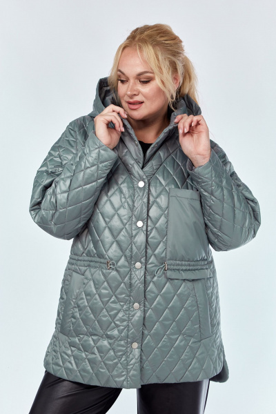 Куртка женская стеганная с капюшоном и прорезными карманами Jurimex 3149 - фото 4