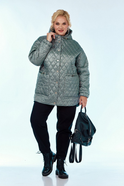 Куртка женская стеганная с капюшоном и прорезными карманами Jurimex 3161 - фото 4
