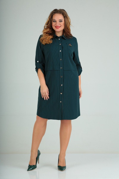 Платье SOVITA 632 темная-бирюза - фото 1