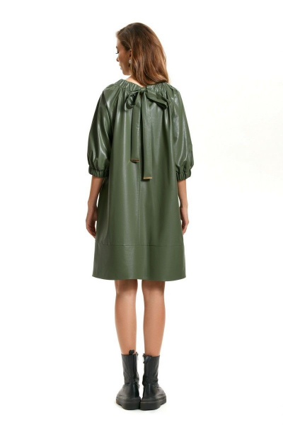 Платье TEZA 1444 хаки - фото 3