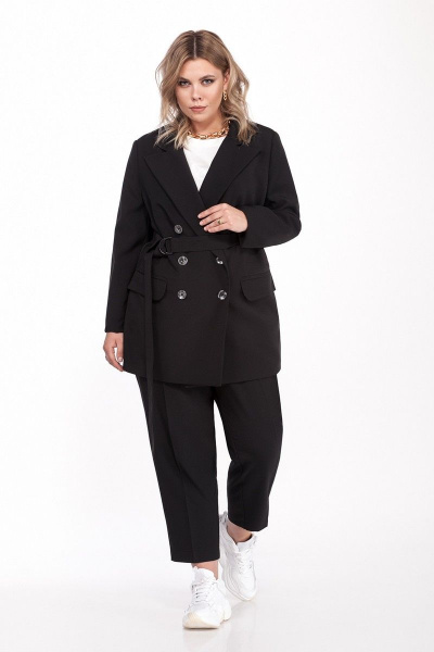 Брюки, жакет Pretty 1213 черный - фото 1