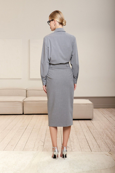 Деловая юбка-карандаш из костюмной ткани DAVYDOV 6488 - фото 2