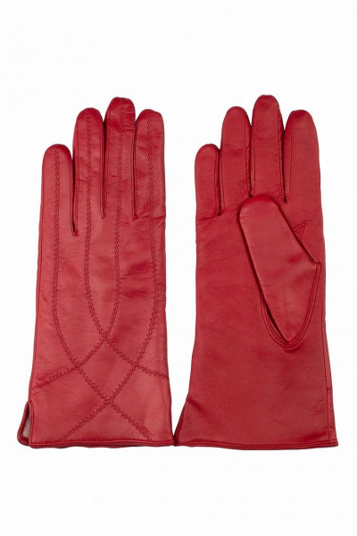 Демисезонные перчатки из кожи и шерсти для каждого дня ACCENT 355р красный - фото 2