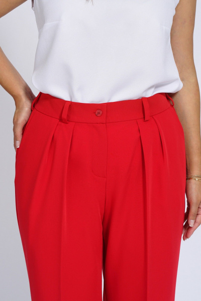 Деловой костюм из костюмной ткани с асимметричным кроем Пинск-Стиль 177 - фото 8