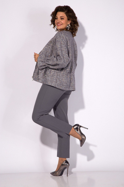 Классические брюки со средней посадкой и заужением Liliana 1340 Брл - фото 3