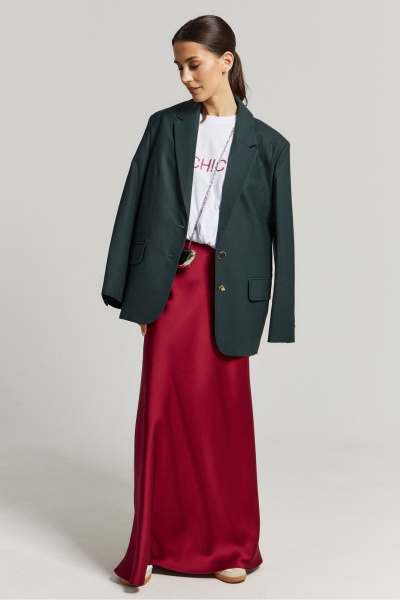 Юбка А-силуэта из струящегося текста из ткани ATTIKA А3017 - фото 4