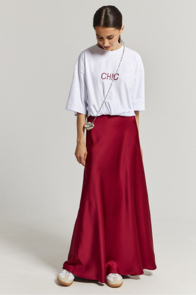 Юбка А-силуэта из струящегося текста из ткани ATTIKA А3017 - фото 2