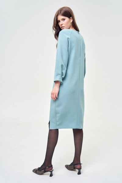 Платье прямое до колена с регланом и складками Morozov Amavie 1.1981_A1_Bonni_мята - фото 5