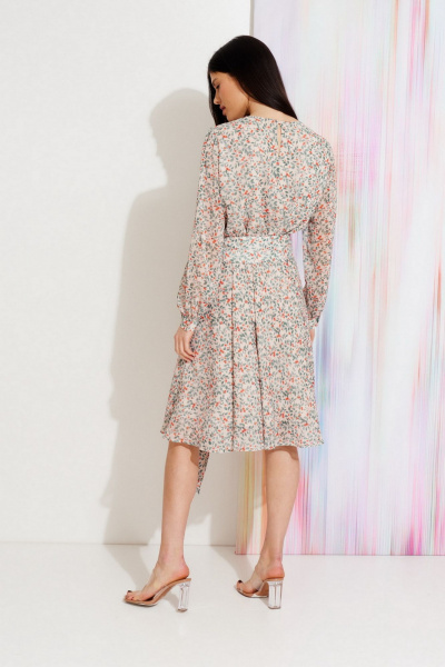 Платье из цветного креп-шифона с разрезом и воротником Morozov Amavie 1.2015_A2_Maxinel_ягоды - фото 8