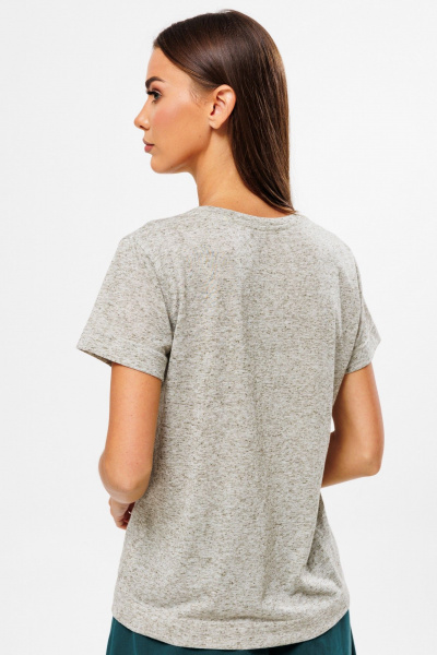 Джемпер женский из хлопкового трикотажа на каждый день Kivviwear 4216.01 - фото 13