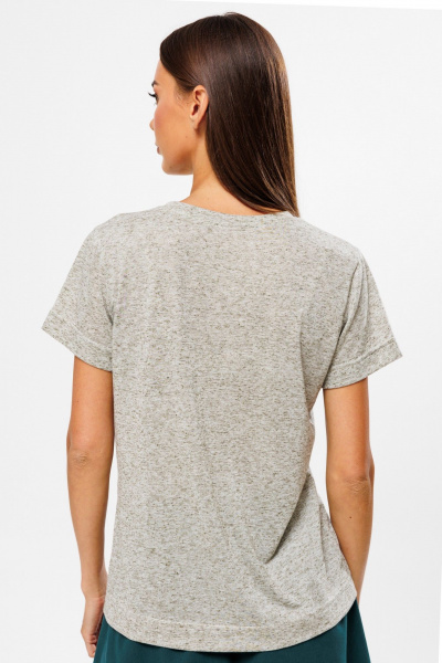 Джемпер женский из хлопкового трикотажа на каждый день Kivviwear 4216.01 - фото 12