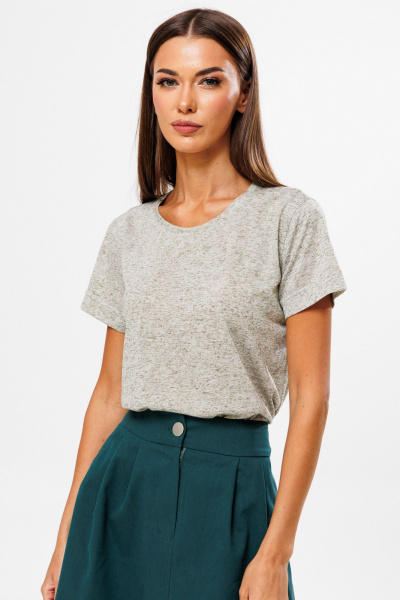 Джемпер женский из хлопкового трикотажа на каждый день Kivviwear 4216.01 - фото 10