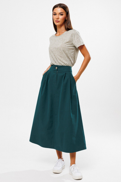 Джемпер женский из хлопкового трикотажа на каждый день Kivviwear 4216.01 - фото 7