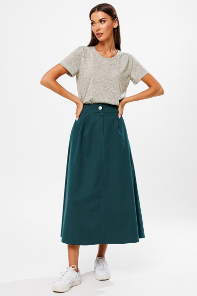 Джемпер женский из хлопкового трикотажа на каждый день Kivviwear 4216.01 - фото 4