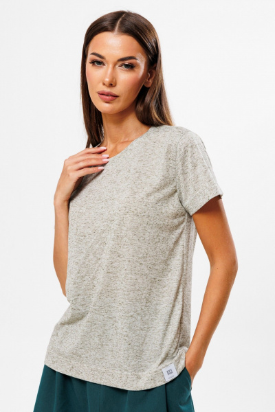 Джемпер женский из хлопкового трикотажа на каждый день Kivviwear 4216.01 - фото 2