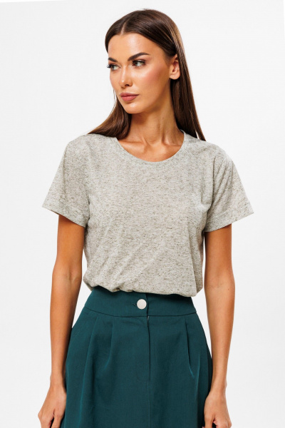 Джемпер женский из хлопкового трикотажа на каждый день Kivviwear 4216.01 - фото 1