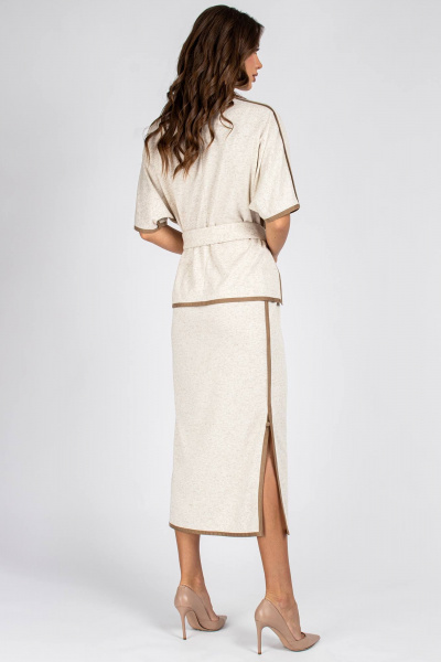 Блуза и юбка из трикотажа с кружевной отделкой VIZAVI 801 - фото 8