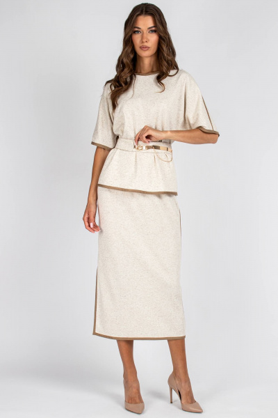 Блуза и юбка из трикотажа с кружевной отделкой VIZAVI 801 - фото 5