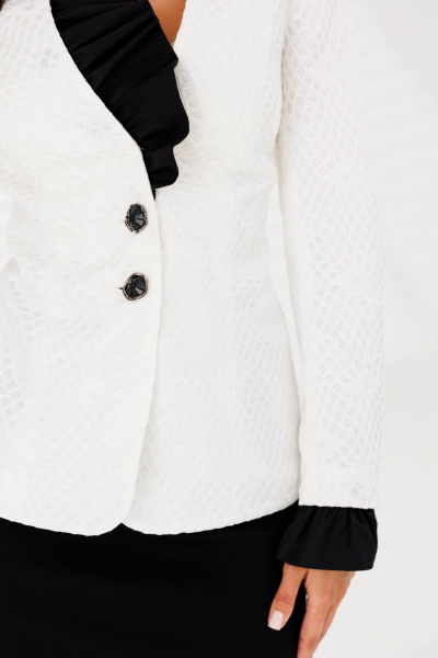 Жакет, юбка Мода Юрс 2838 белый_узор - фото 7