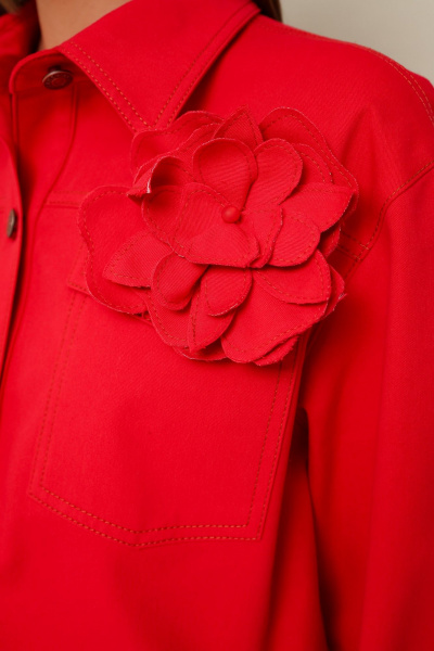 Джинсовый комплект жакет и юбка на каждый день PUR PUR 11-286/5 - фото 4