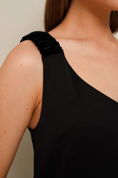 Миди платье из струящейся ткани с блестящим эффектом PUR PUR 11-305 - фото 2