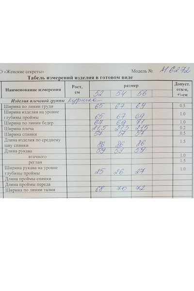 Куртка Lady Secret 6272 хаки - фото 3