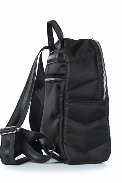 Черный текстильный рюкзак на одно отделение и регулируемыми ремнями Galanteya 11422.24с659к45 черный - фото 4