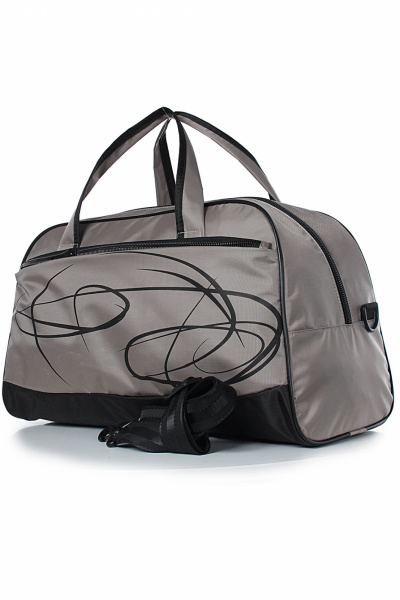 Дорожная текстильная сумка с карманами и регулируемой ручкой Galanteya 45816.24с674к45 бежев/черный - фото 1