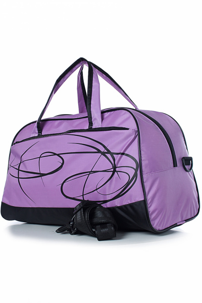 Фиолетовая дорожная сумка из текстиля с несколькими карманами Galanteya 45816.24с674к45 лаванд/черный - фото 1