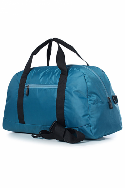 Дорожная сумка из текстиля с двумя ручками и съемным ремнем Galanteya 7323.23с248к45 бирюза - фото 1