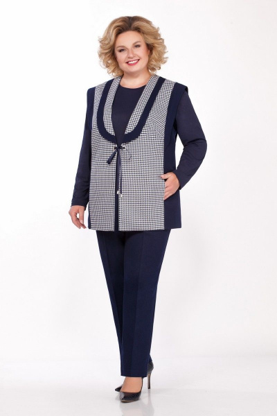 Брюки, джемпер, жакет LaKona 1263 синий - фото 1